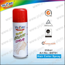 Spray de cabelo de cor de festa saudável